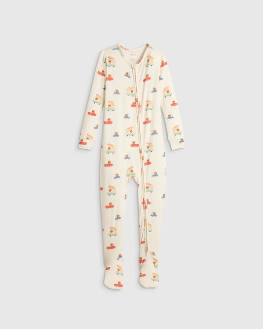Bamboo Footie Pajama - 2T / Ice Cream Bears