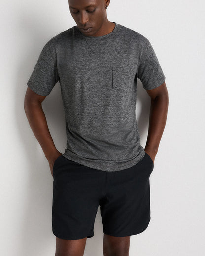 Sweat Tech Training Lined Shorts - 7" - S / Black