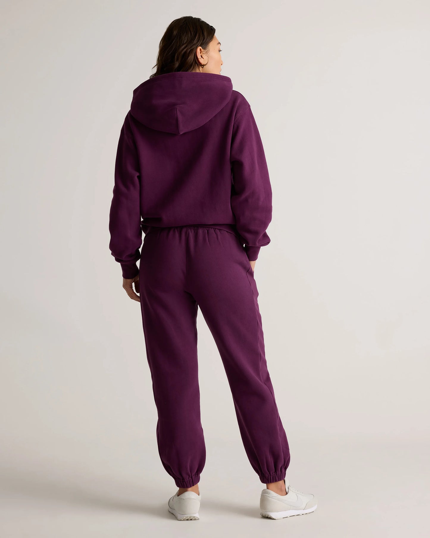 Organic Heavyweight Fleece Boyfriend Sweatpants - XS / Heather Grey
