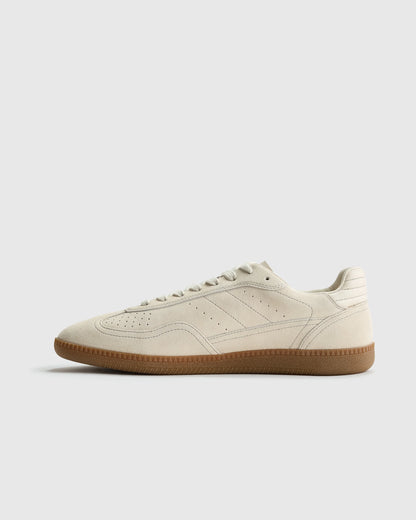 Italian Suede Gum Sole Sneaker - 5 / Birch