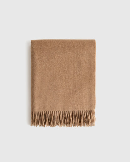 Mongolian Cashmere Throw - 50x60 / Heather Grey