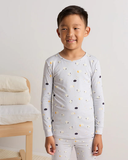 Bamboo Long Sleeve and Pant Pajama Set - 6 / Wildflower Dreams
