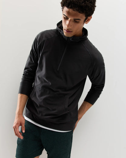 Flowknit Performance Half-Zip Hoodie - S / Heather Green