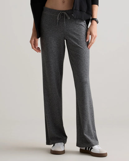 Flowknit Wide Leg Pants - XS / Black