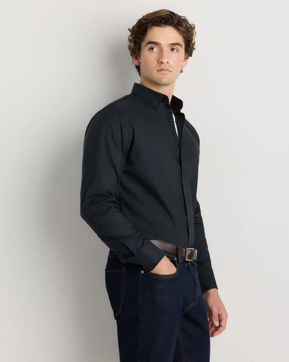 Supima Cotton-Tencel Everyday Shirt - S / Blue Gingham