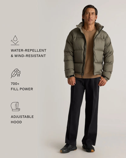 Responsible Down Puffer Jacket - XS / Carbon Grey