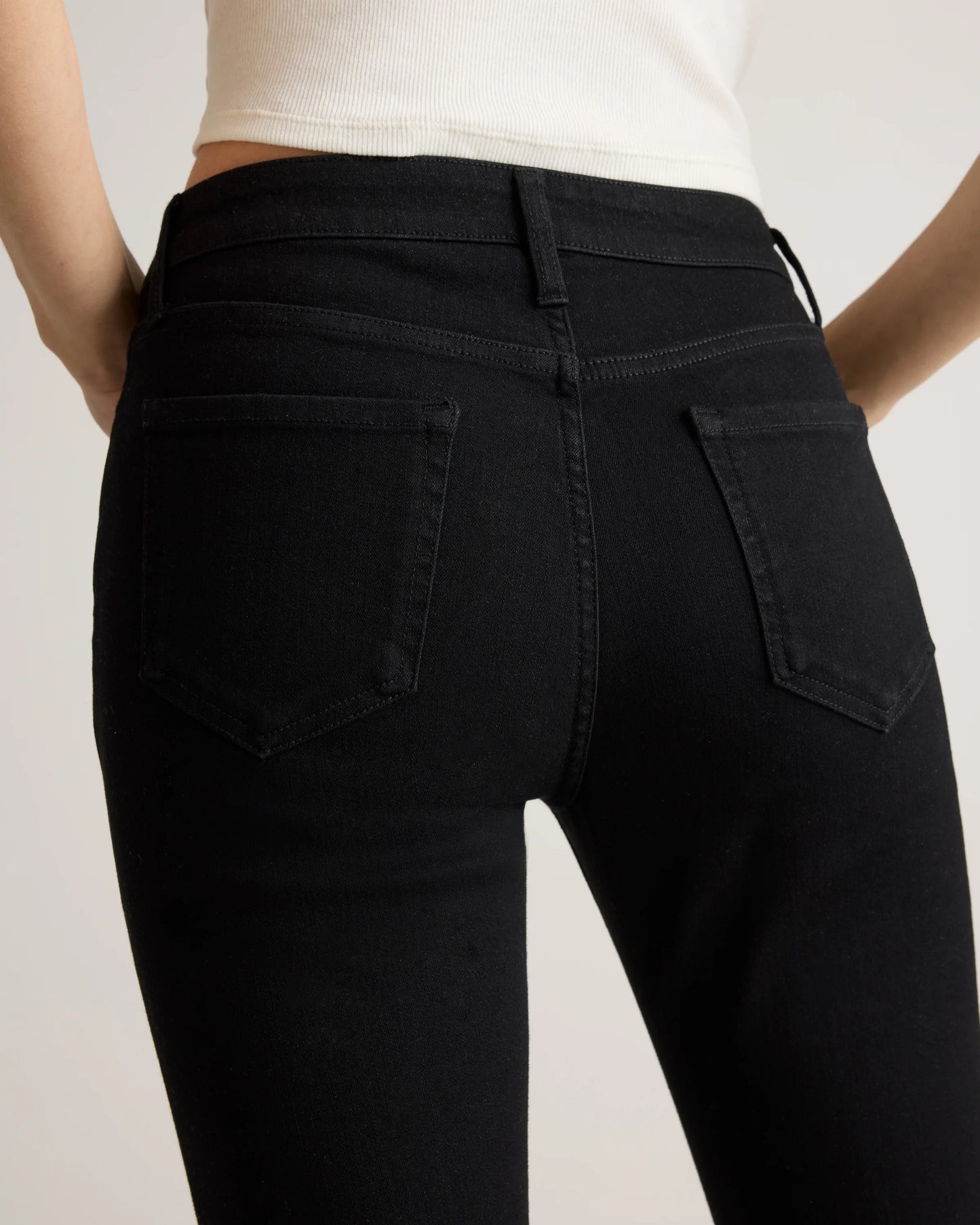 Luna Stretch Flare Jeans - 24 / Black