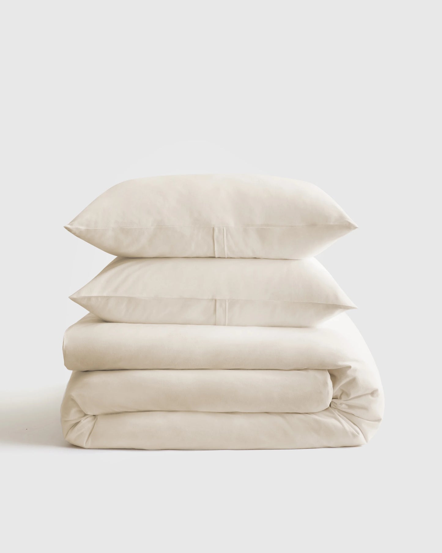 Organic Jersey Duvet Cover Set - Twin / Light Blue