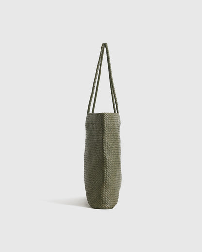 Siena Handwoven Tote - One Size / Taupe