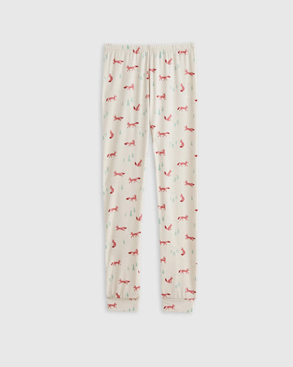 Bamboo Long Sleeve and Pant Pajama Set - 6 / Wildflower Dreams