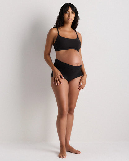 Second Skin Nursing Scoop Bralette (2-pack) - XS / Black