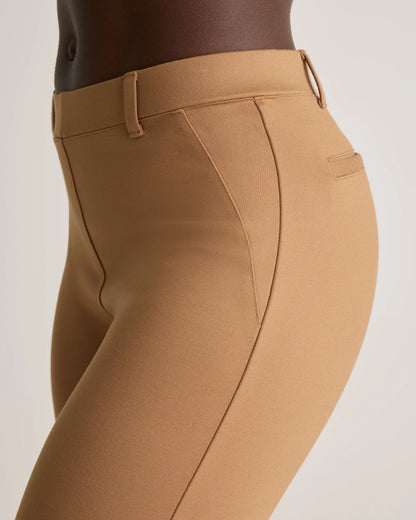 Ultra-Stretch Ponte Bootcut Pants - XS / Black