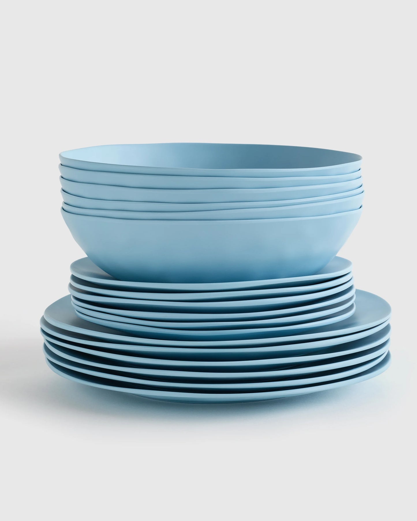 Outdoor Melamine 18pc Dinnerware Set - One Size / Mint Green