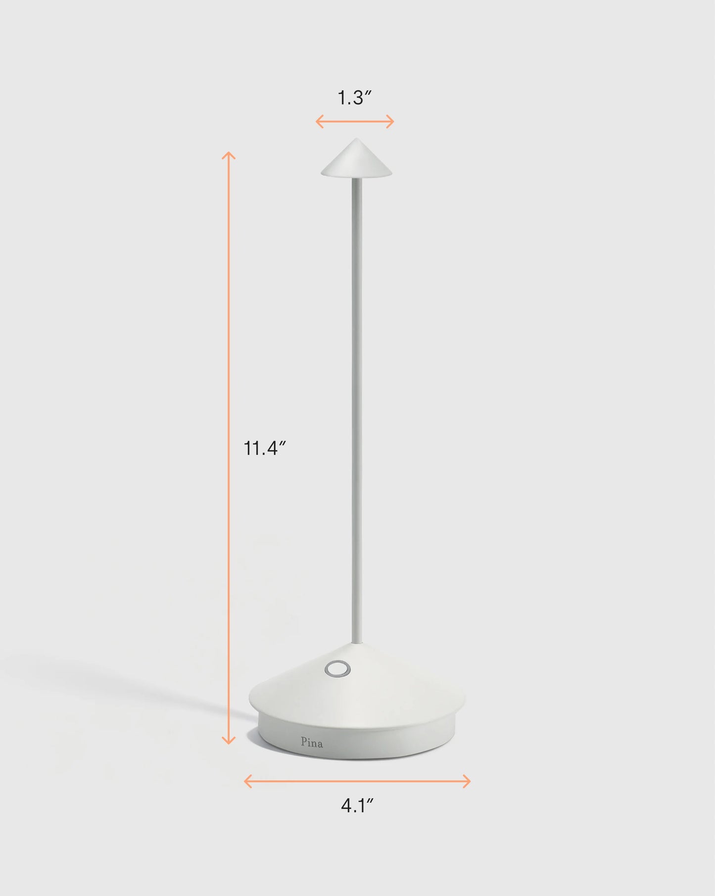 Pina Pro Rechargeable Table Lamp by Zafferano - One Size / White