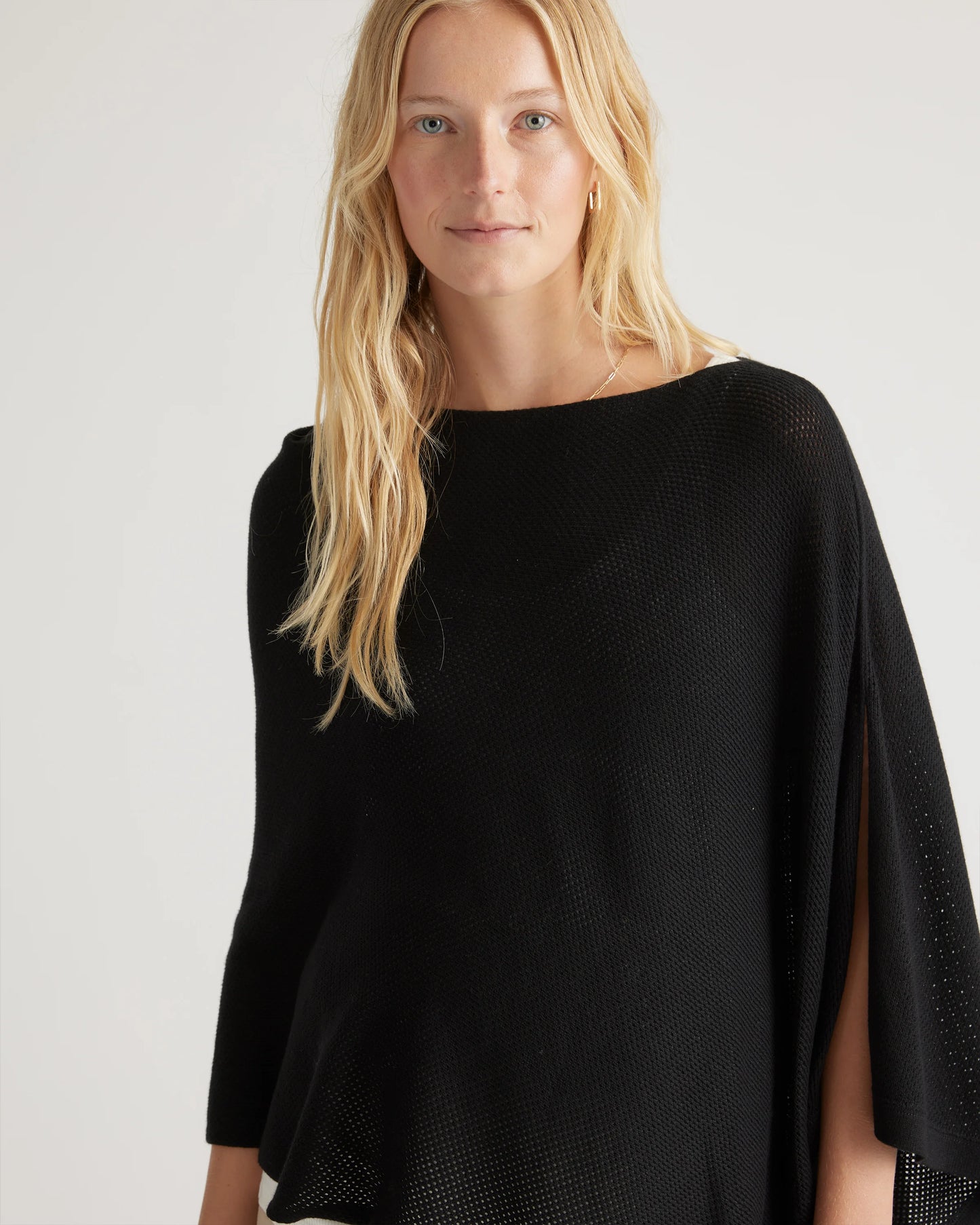 Lightweight Cotton Cashmere Nursing Shawl - One Size / Pale Custard Yellow