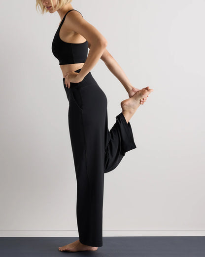 Ultra-Form High-Rise Wide Leg Pants - XS / Black