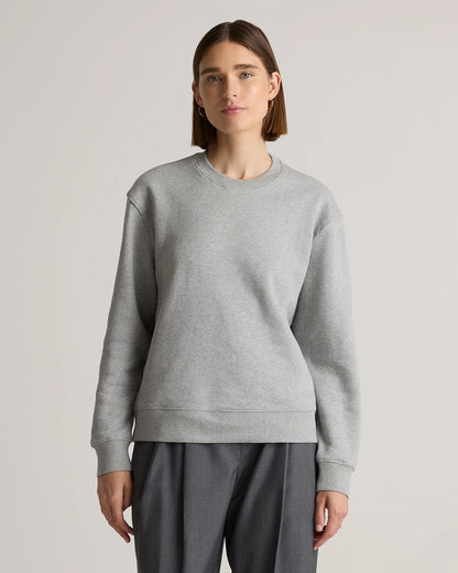 Organic Heavyweight Fleece Crew - XS / Taupe