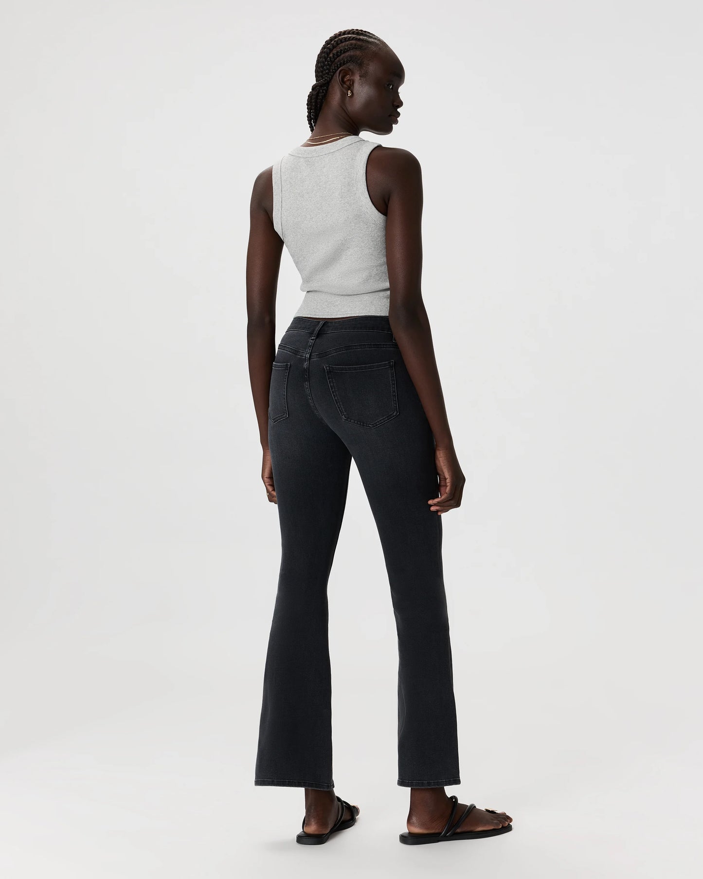 Luna Stretch Flare Jeans - 24 / Black
