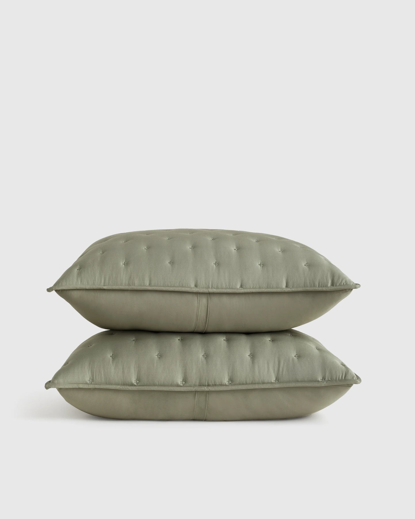 Bamboo Dream Quilted Sham Set - Standard / Sage