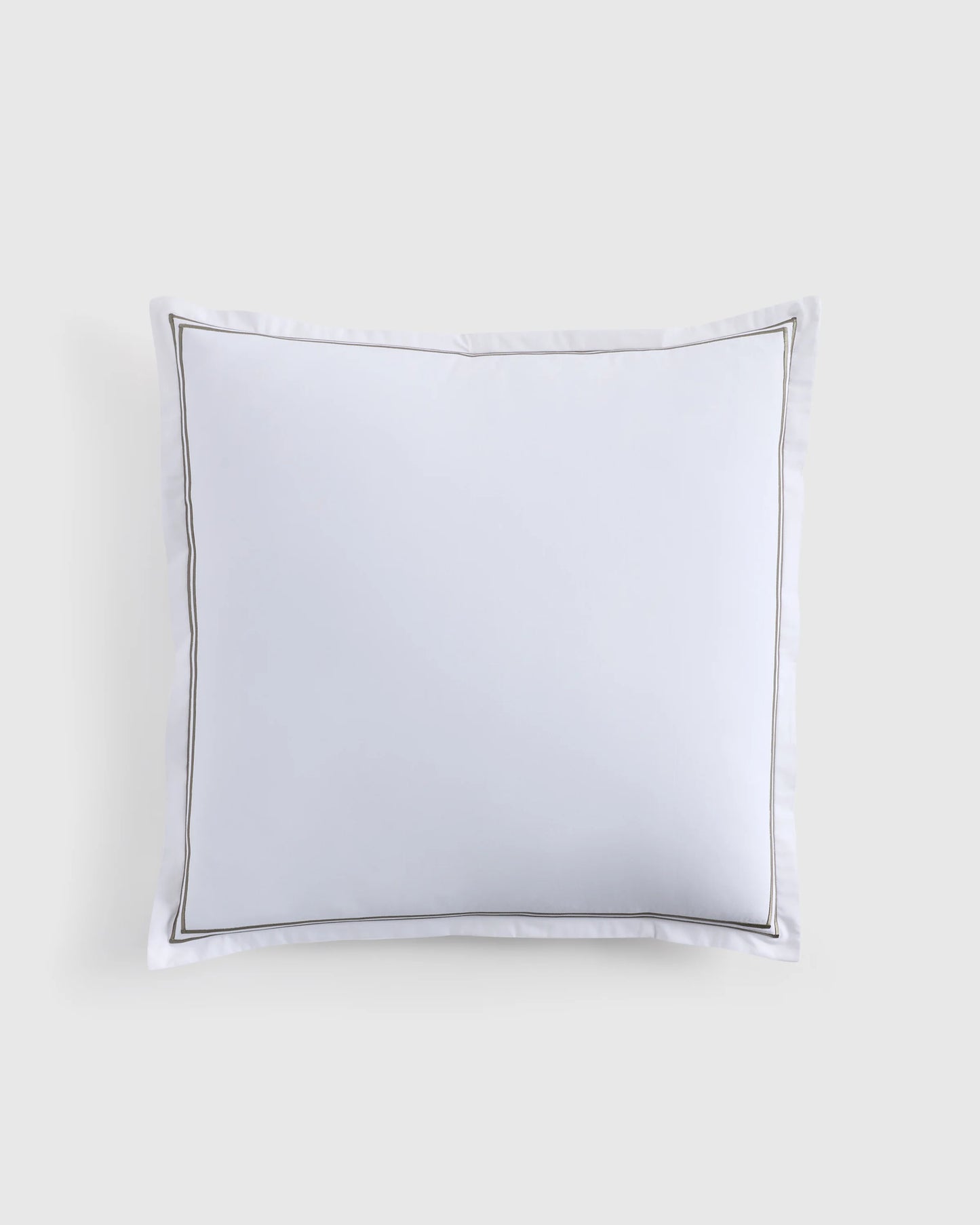 Organic Crisp Percale Euro Sham - Euro / White