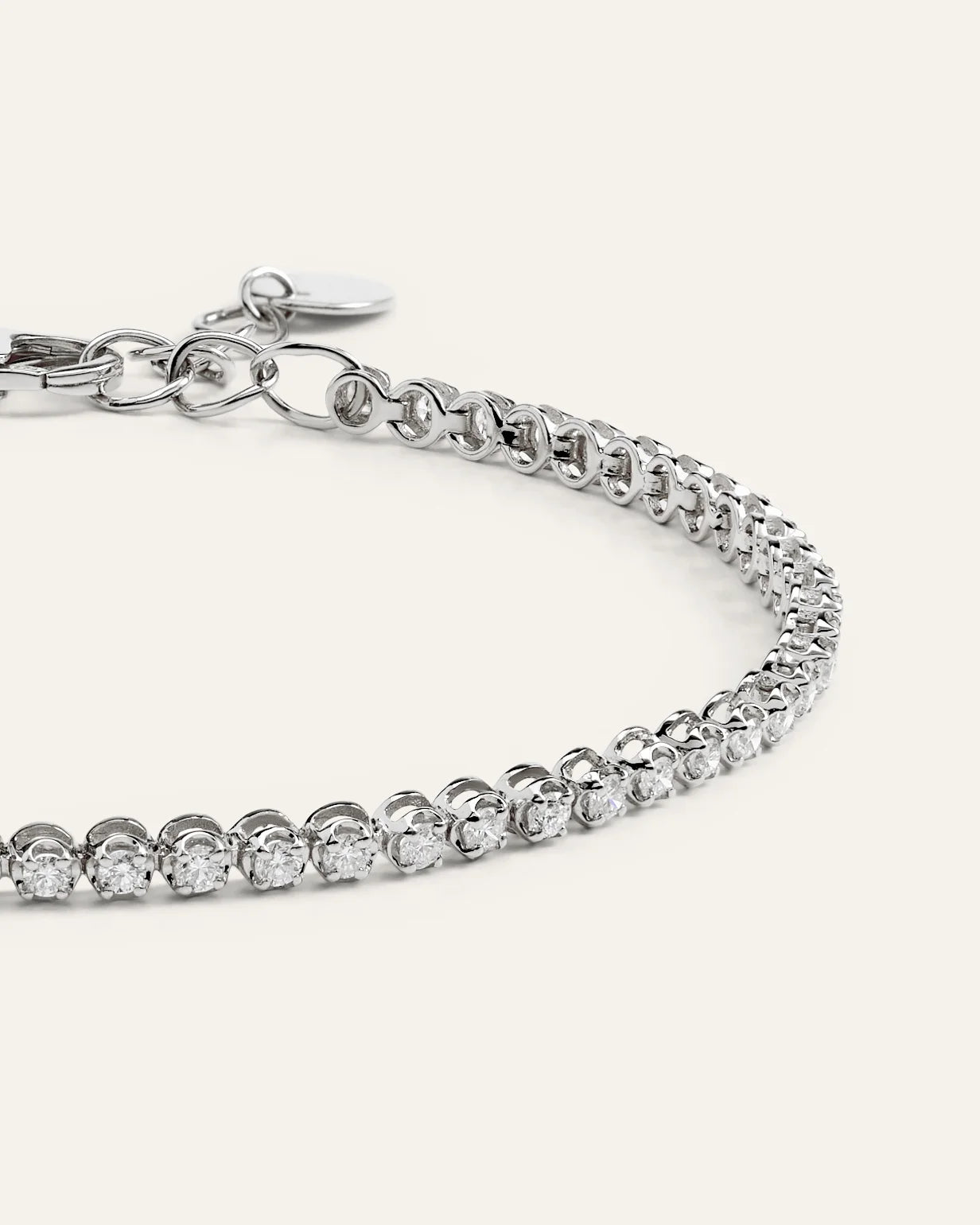 14K Gold Diamond Petite Tennis Bracelet - 1ctw - One Size / Yellow Gold