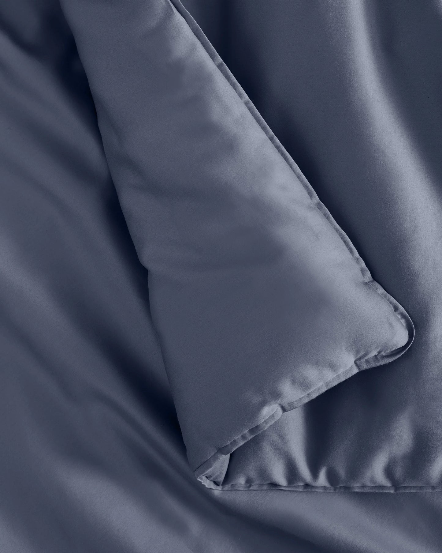 Organic Cotton Sateen Comforter - Twin / Mineral