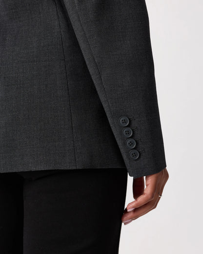 Italian Wool Long Blazer - XS / Sahara Camel