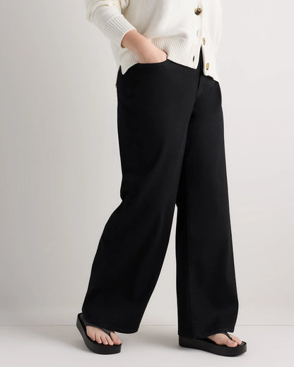 Bella Stretch Wide Leg Jeans - 33 / Midnight Blue
