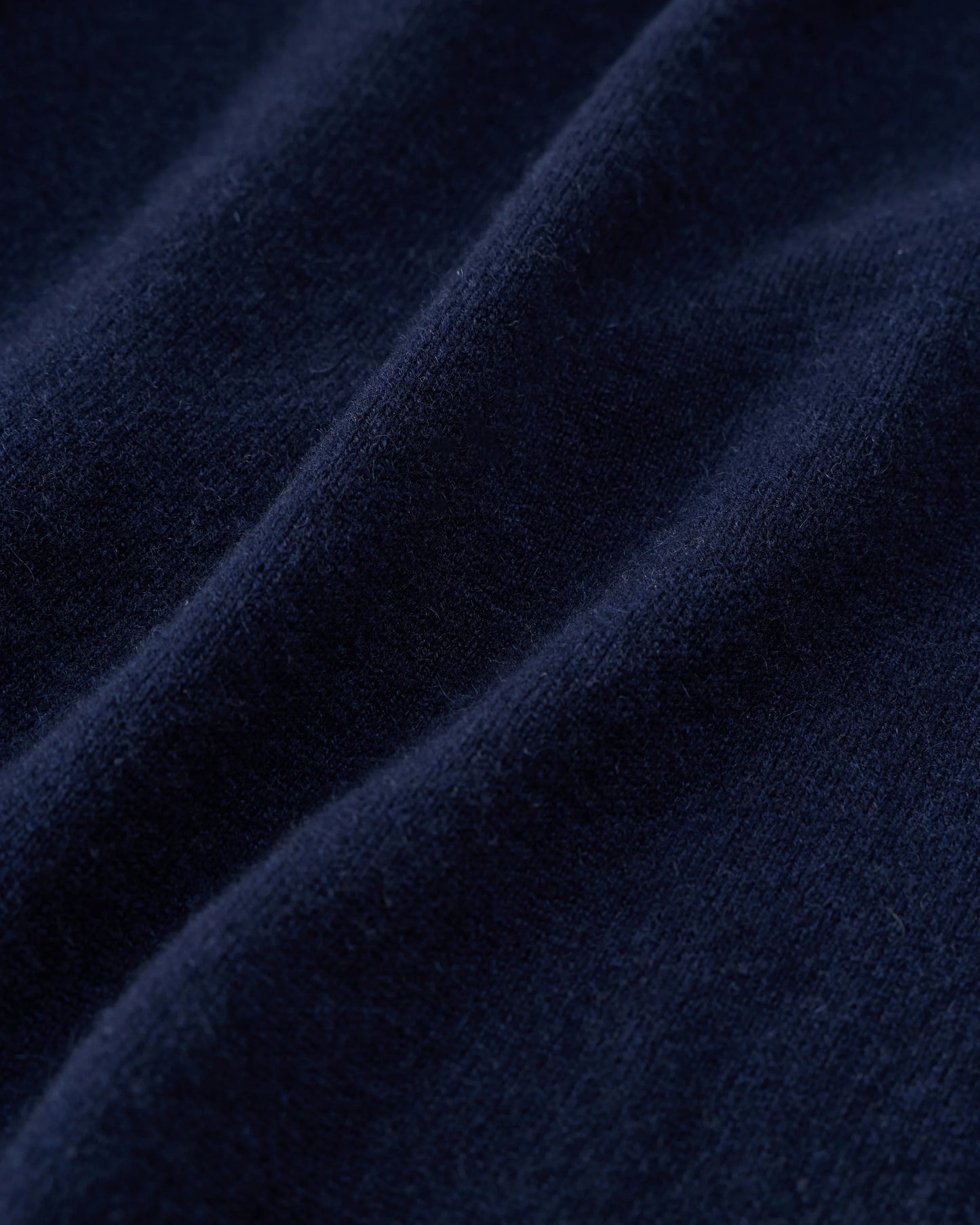 100% Mongolian Cashmere Short Sleeve Polo Sweater - S / Heather Storm Blue