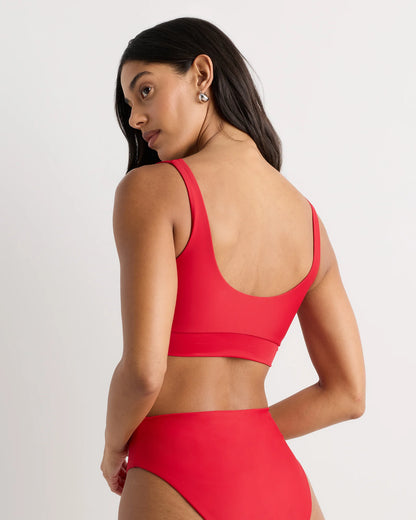 Italian Tank Bikini Top - XS / Cherry