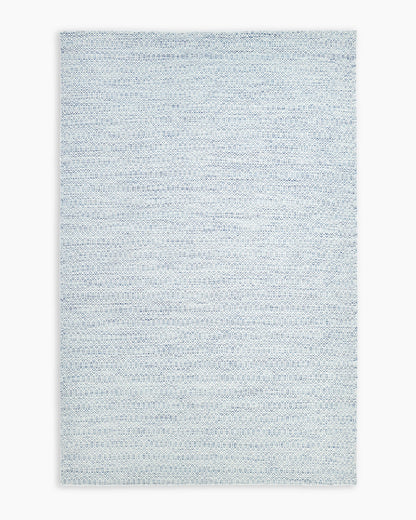 Vale Handwoven Wool Rug - 5' x 8' / Blue