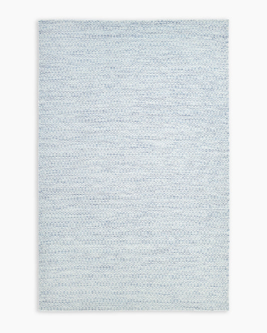 Vale Handwoven Wool Rug - 5' x 8' / Blue