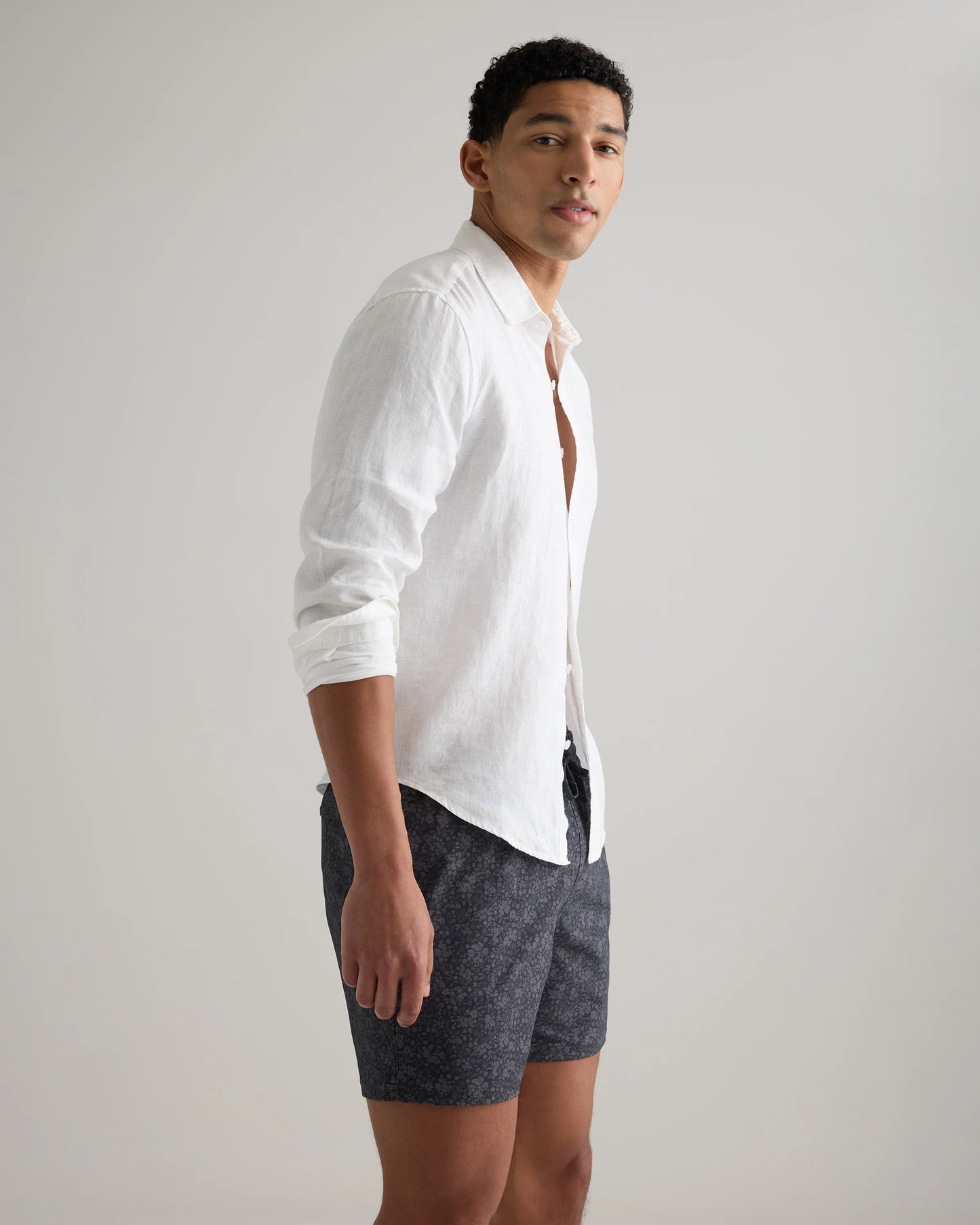 Italian Swim Trunks - 5.5" - XS / Navy Diamond Geo