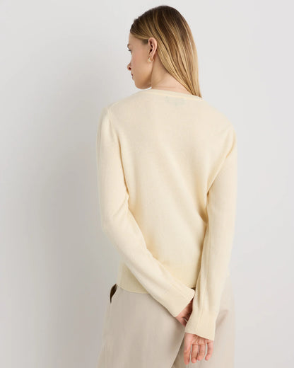 Mongolian Cashmere V-Neck Sweater - XS / Rich Burgundy
