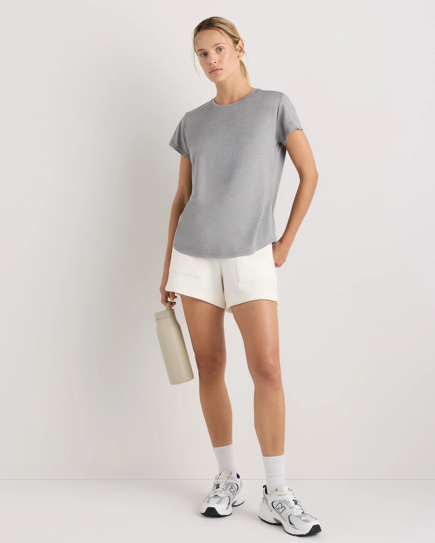 Flowknit Breeze Tee - XS / Heather Green