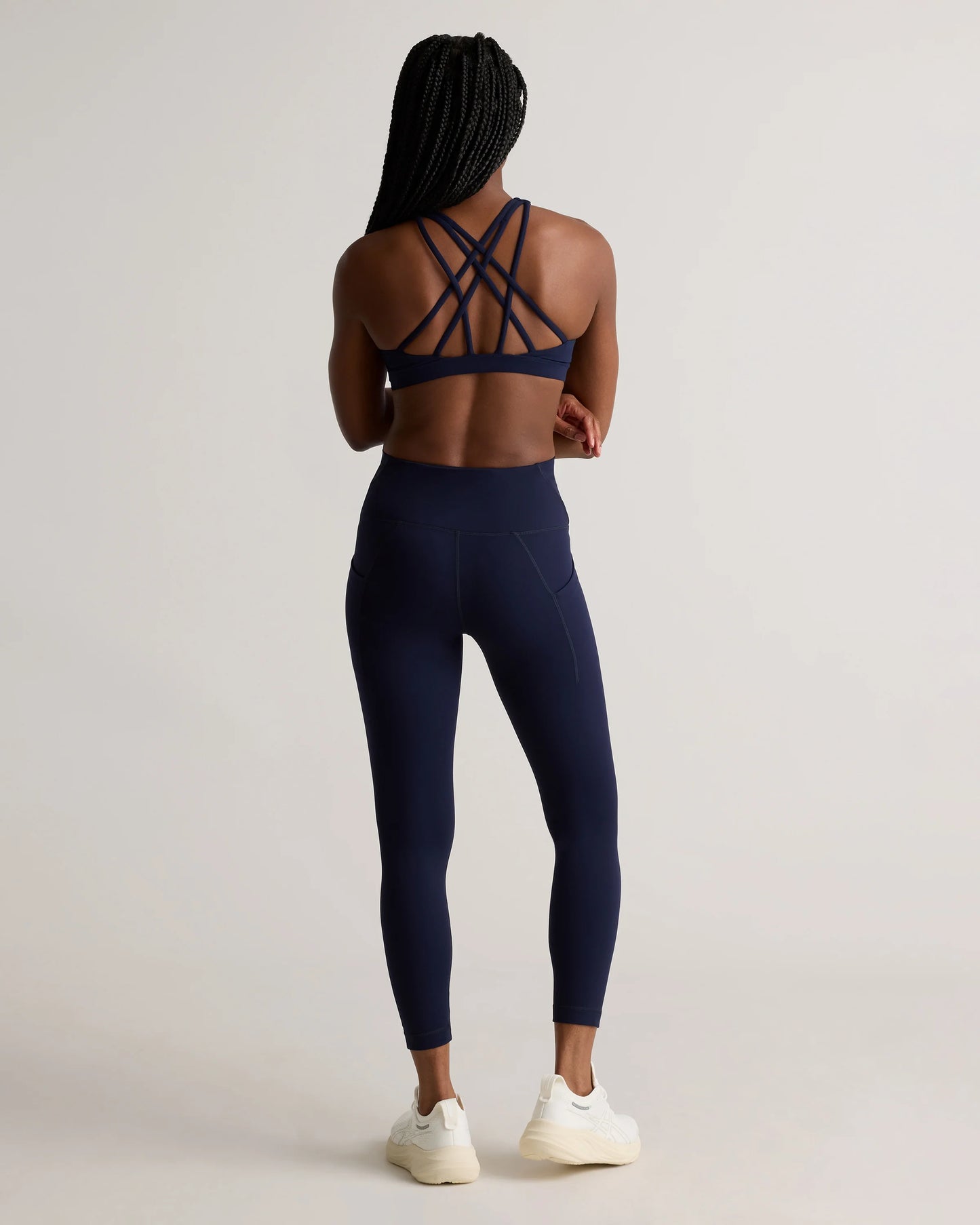 Power-Up Strappy Sports Bra - XS / Deep Navy