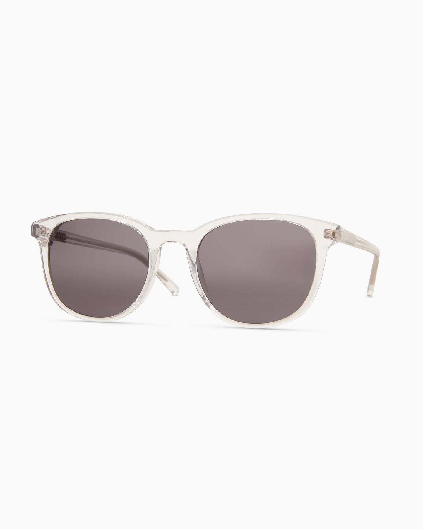 Charlie Polarized Acetate Sunglasses - Standard / Clear with Grey lens