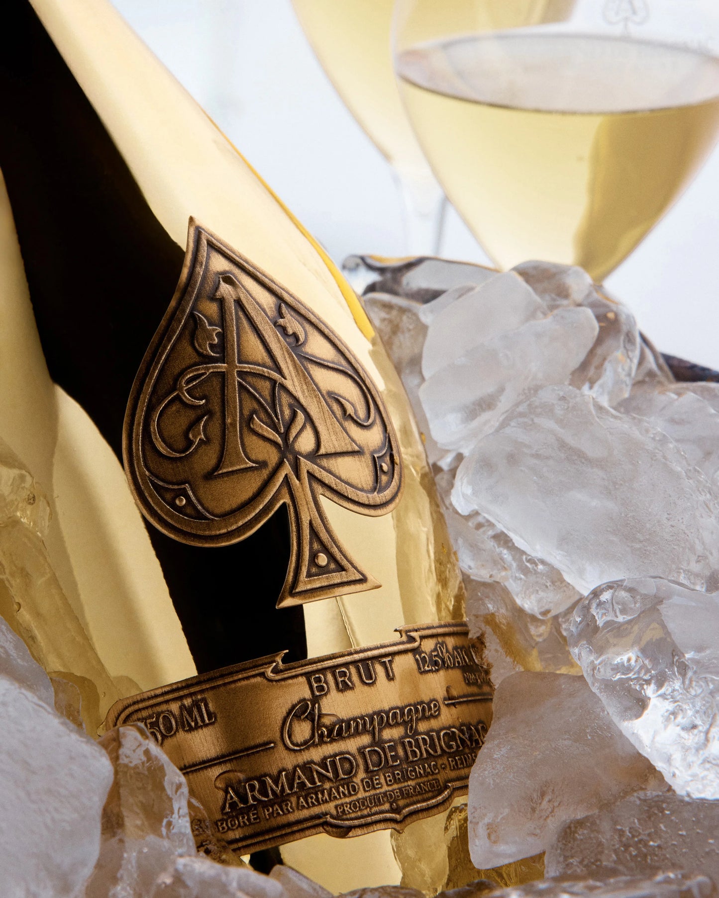 Armand de Brignac Ace of Spades Brut Gold Champagne - One Size / No Color