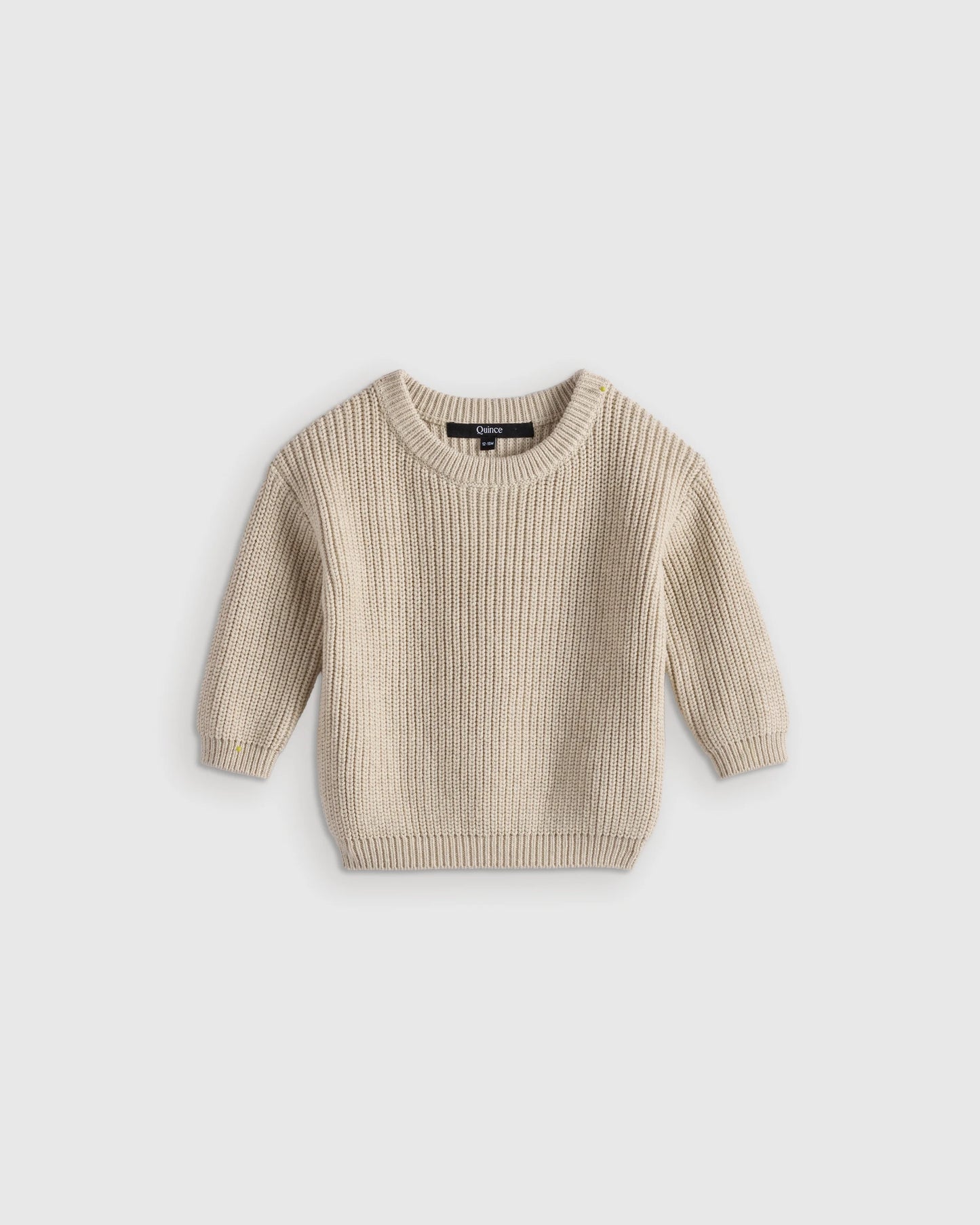 100% Organic Cotton Fisherman Tunic Sweater - 3-6M / Navy