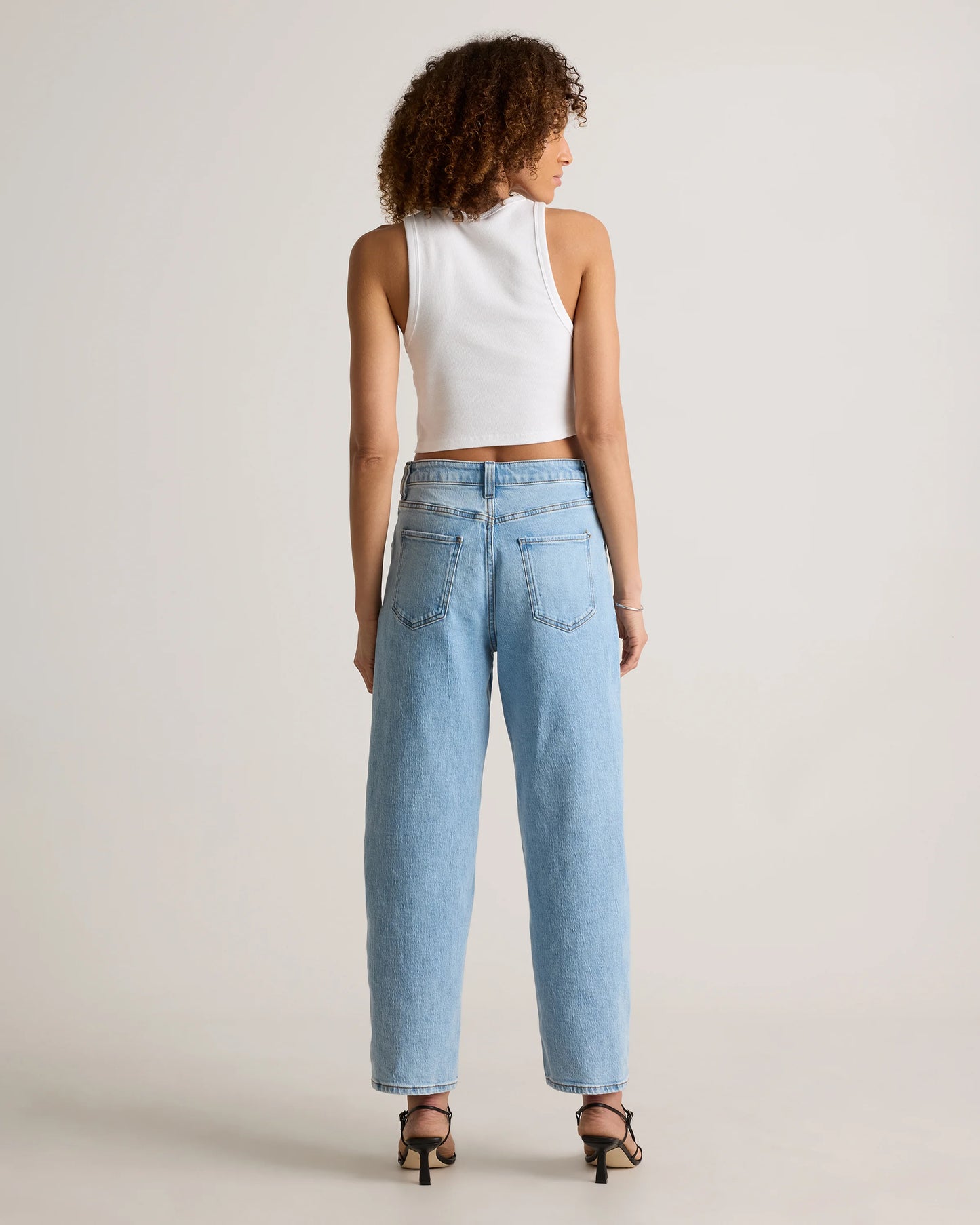 Bella Stretch Barrel Jeans - 24 / Cool Blue