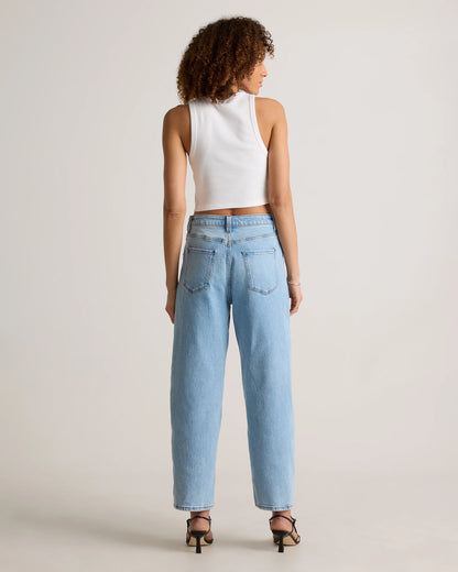 Bella Stretch Barrel Jeans - 24 / Cool Blue