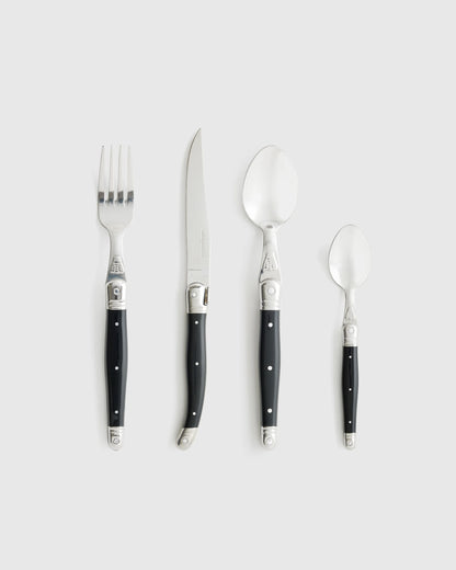 Jean Dubost Laguiole 24 Piece Flatware Set - One Size / Ivory