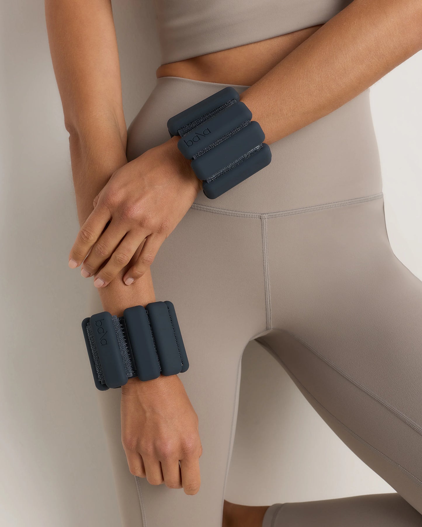 Weighted Wrist & Ankle Bangles by Bala - 1lb / Charcoal