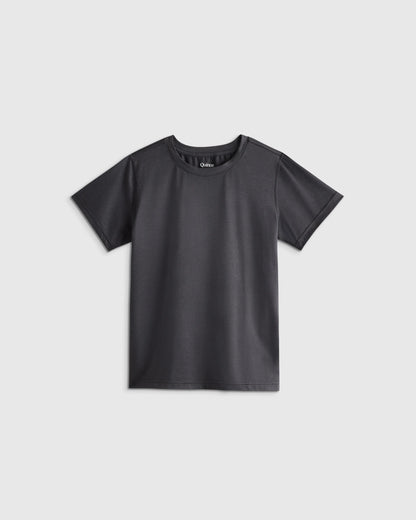 Flowknit Breeze Tee - 2T / Heather Dewstone Blue