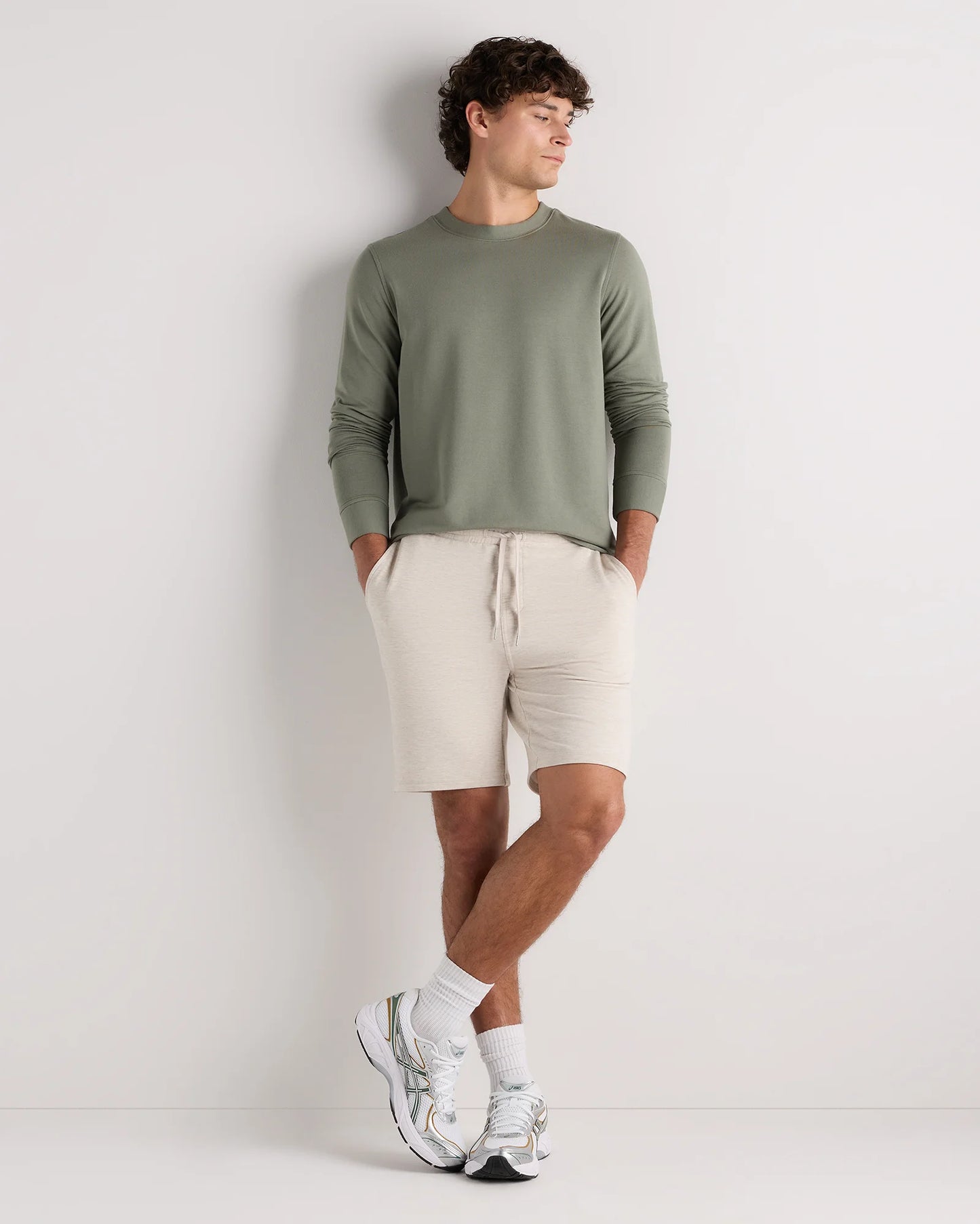 Supersoft Fleece 7.5" Sweatshorts - S / Heather Oatmeal