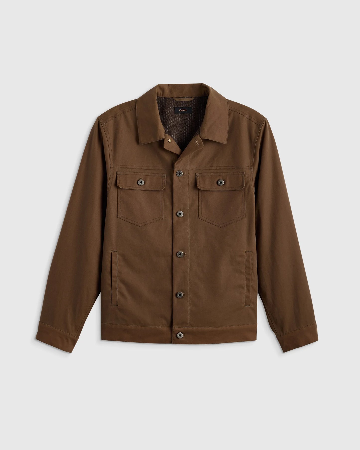 Organic Waxed Canvas Trucker Jacket - S / Black