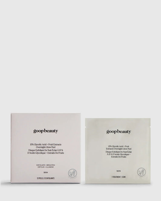 15% Glycolic Acid Overnight Glow Peel 12-Pack by goop Beauty - One Size / No Color