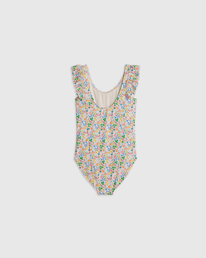 Ruffle One Piece Swimsuit - 2T / Soft Ditsy Floral