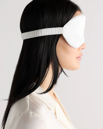 Mulberry Silk Beauty Sleep Mask - One Size / Soft Pink