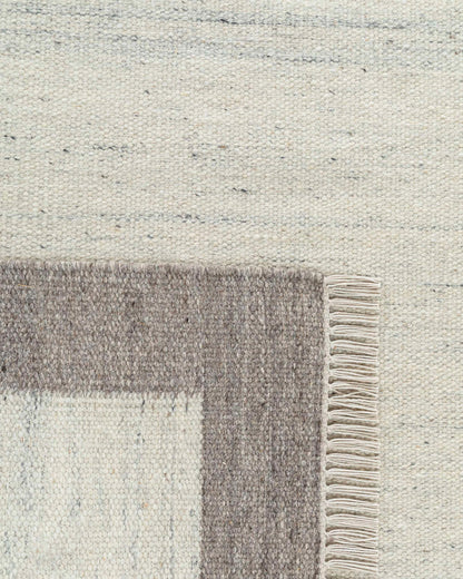 Sahara Flatweave Wool Rug - 2' x 3' / Charcoal